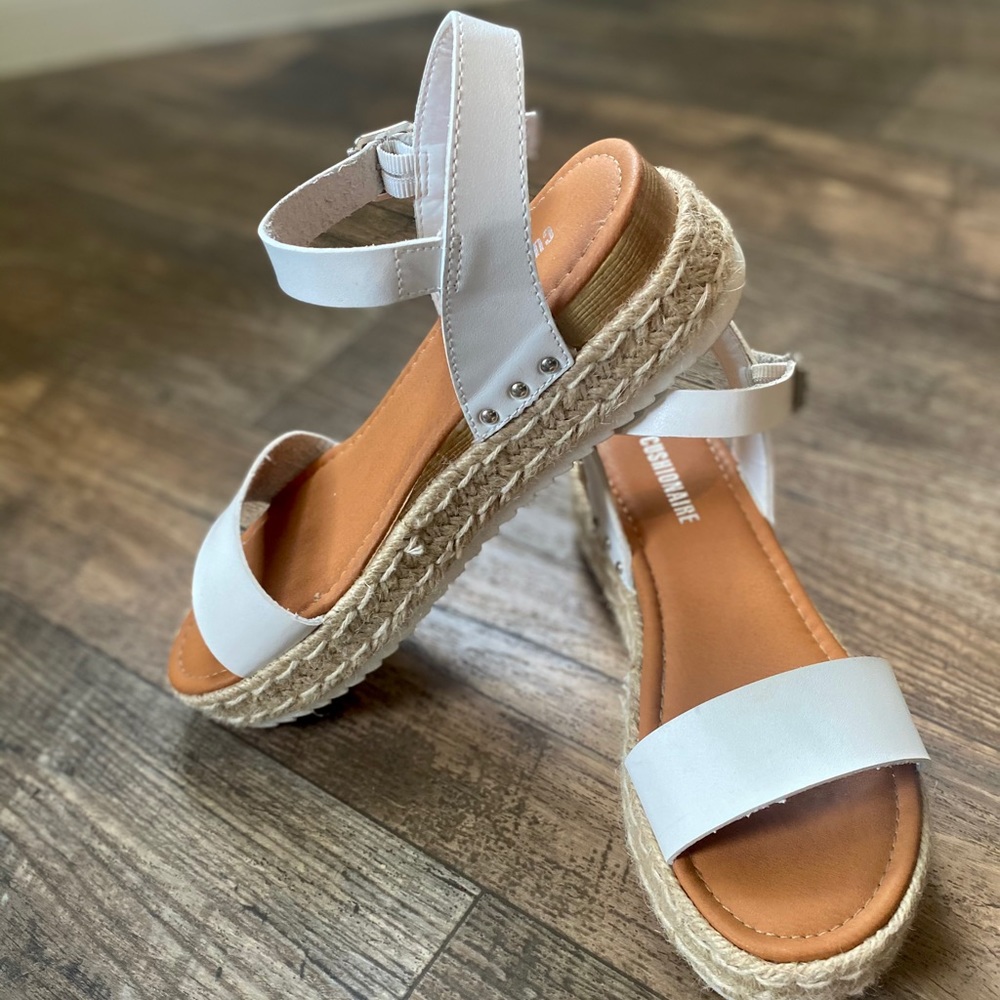 White Espadrille Sandals